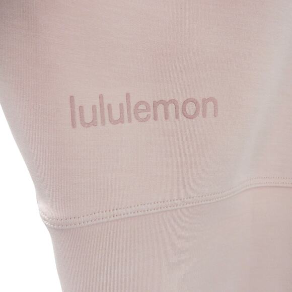 Lululemon Perfectly Oversized Cropped Crew Softstreme Pink Mist Sweatshirt 8 - Picture 6 of 9